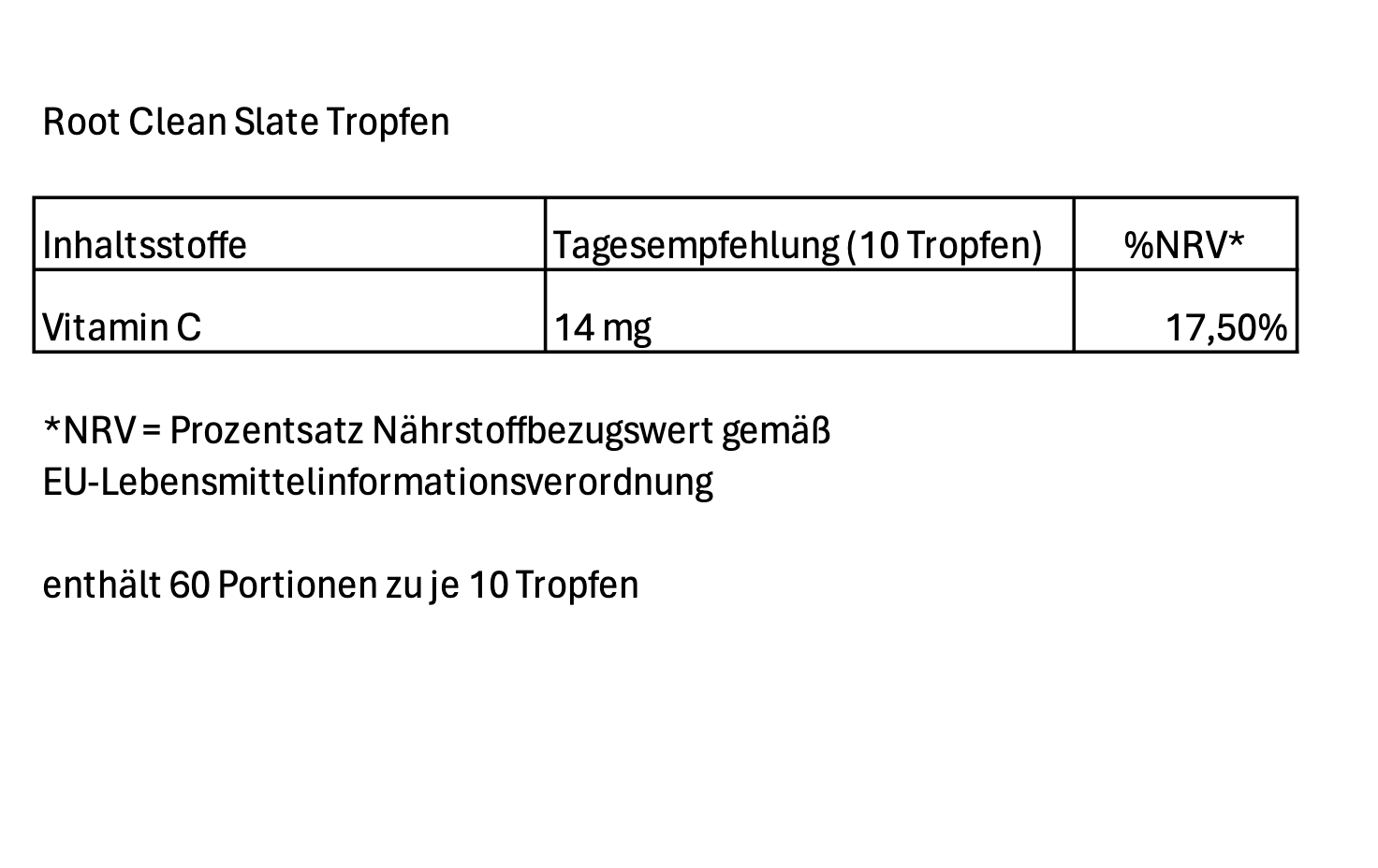 ROOT CLEAN SLATE Tropfen 30ml