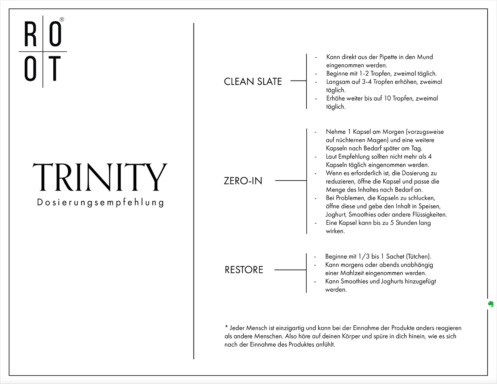 ROOT - Trinity Pack